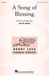 A Song of Blessing Three-Part Treble choral sheet music cover